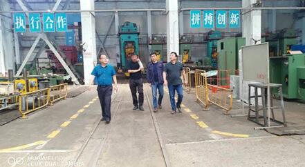 【正合物业】集团胡治刚副总司理到西安锻压机床厂调研