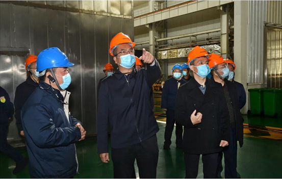 【陕鼓集团】西安市委常委、市委统战部部长杨广亭深入陕鼓实地调研指导疫情防控及复工复产事情